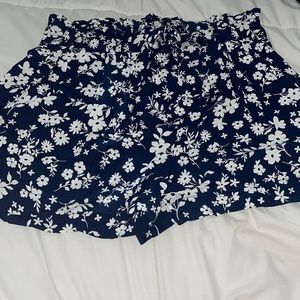 Flowy flower shorts